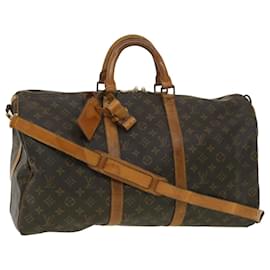 Louis Vuitton-Louis Vuitton Monogram Keepall Bandouliere 50 Boston Bag M.41416 LV Auth 33839-Andere