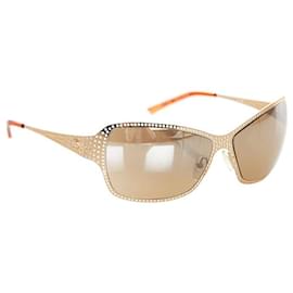 Céline-Celine Square Tinted Sunglasses-Golden