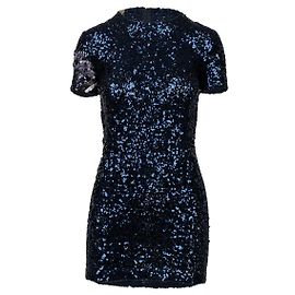 Robe de cocktail à sequins Gianfranco Ferré Multicolore