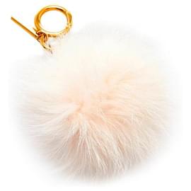 Fendi-Fendi Fur Keychain-Pink