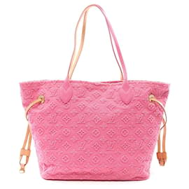 Louis Vuitton-Louis vuitton neverfull mm tote bag-Pink