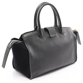 Autre Marque-Saint Laurent Baby Downtown Cabas Handbag-Black