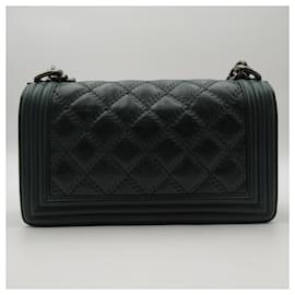 Chanel-Chanel Quilted Leather Le Boy Flap Bag-Green