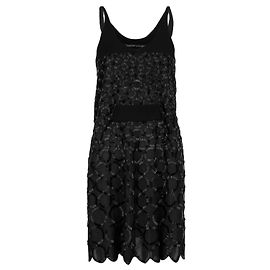 Robe noire ornée de perles Balenciaga Noir