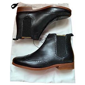 Des Petits Hauts Chelsea boots Black