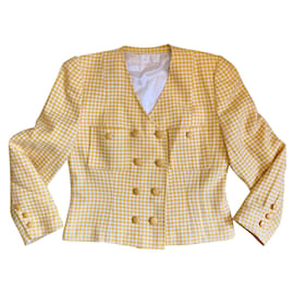 Carven-Vintage Carven short jacket-Yellow
