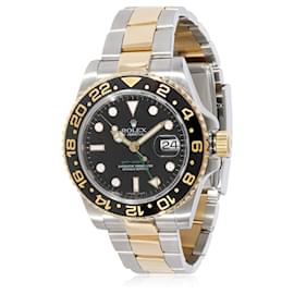 Rolex-Rolex Gmt Master Ii 116713ln Men's Watch In  Stainless Steel/yellow Gold-Grey
