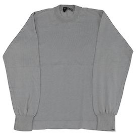 Dolce & Gabbana Jersey de manga larga en algodón gris Gris