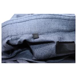 Loewe-Camicia Loewe Patch Pocket in cotone blu-Blu