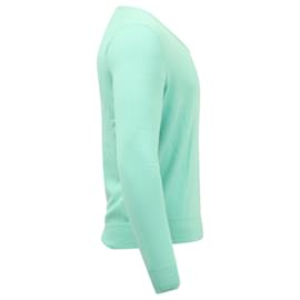 Ralph Lauren-Ralph Lauren V-Neck Sweatshirt in Turquoise Cashmere-Other
