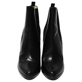 Christian Louboutin-Christian Louboutin Bang Bang Eden Ankle Boots in Black Leather-Black