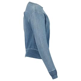 Ralph Lauren-Ralph Lauren RRL Sweatshirt in Blue Cotton-Blue
