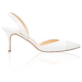 Manolo Blahnik Carolyn Slingback-Pumps Weiß