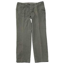 Calça chino Brunello Cucinelli em algodão verde Verde Verde oliva