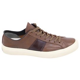 Tênis Tom Ford Burnished Cambridge em couro de bezerro marrom Marrom