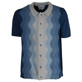 Polo Casablanca Bouclé Memphis de punto de algodón multicolor Multicolor