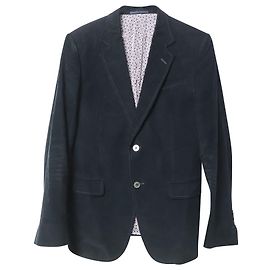 Blazer monopetto Gucci in velluto a coste blu navy Blu navy