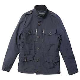Ralph Lauren-Ralph Lauren Purple Label Wrexham Field Jacket in Blue Polyester-Blue