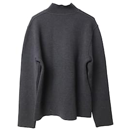 Prada-Prada Zip-Up Jacket in Grey Wool-Grey