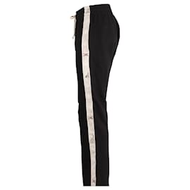 Autre Marque-Pantalones de copo de nieve con rayas laterales Casablanca en algodón negro-Negro