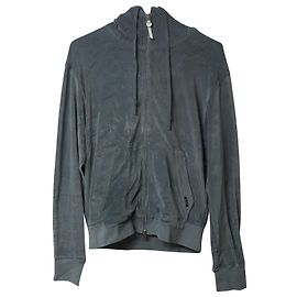 Tom Ford Hoodie aus grauem Samt Grau