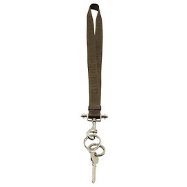 Givenchy Key Holder Strap in Olive Nylon Green Olive green