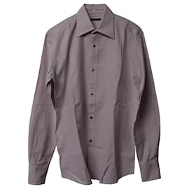 Gucci-Gucci Formal Button-up Shirt in Pink Cotton-Pink