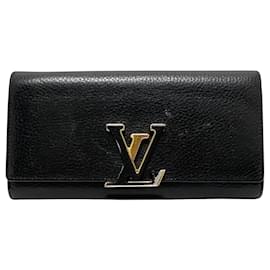 Louis Vuitton-Louis Vuitton Portefeuille capucines-Black