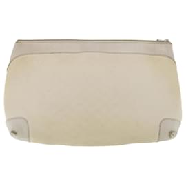 Gucci-Pochette in tela micro GG GUCCI bianca 014.904.0597 Auth FM1931-Bianco