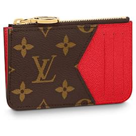 Louis Vuitton-Tarjetero LV Romy nuevo rojo-Roja