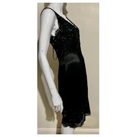 Diane Von Furstenberg-DvF  Olivette silk and lace dress-Black