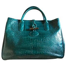 Longchamp Reed Verde Verde escuro
