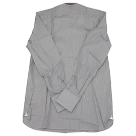 Tom Ford-Camisa con botones a rayas de Tom Ford en algodón con estampado negro-Otro