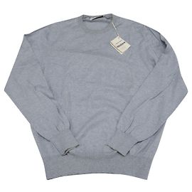 Brunello Cucinelli Sudadera De Cuello Redondo De Algodón Azul Claro Azul Azul claro