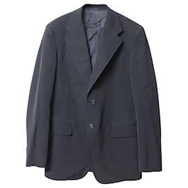 Prada-Prada Single-Breasted Jacket in Black Polyester-Black