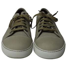 Lanvin-Lanvin DBB1 Sneakers Tap Toe in cotone grigio-Grigio