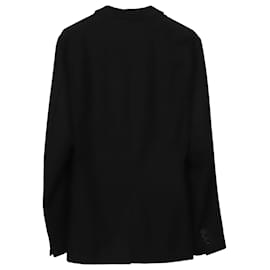 Bottega Veneta-Bottega Veneta Shawl Collar Blazer in Black Wool-Black