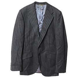 Dolce & Gabbana Einreihige Jacke aus grauer Wolle Grau