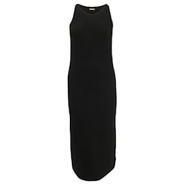 Michael Kors-Michael Kors Textured Stretch Dress in Black Viscose-Black