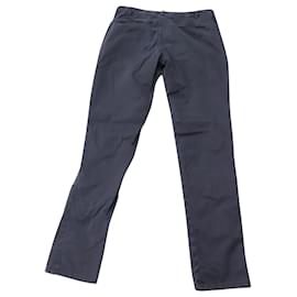 Maison Martin Margiela-Maison Martin Margiela Chino pants in Navy Blue Cotton-Blue,Navy blue