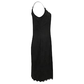 Diane Von Furstenberg-Diane Von Furstenberg Olivia Lace Dress in Black Nylon-Black