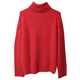 Acne Studios Pull à Col Roulé en Laine Rose Rose