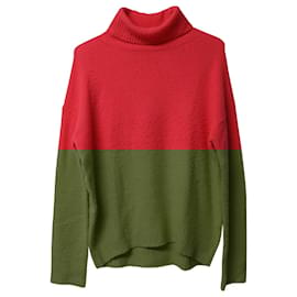 Acne-Acne Studios Turtleneck Sweater in Pink Wool-Pink