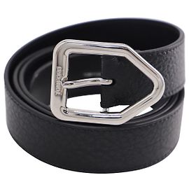 tom Ford 3-cm Cinto em couro preto de flor integral Preto