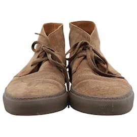Autre Marque-Common Projects Chukka Boots in Brown Suede-Brown
