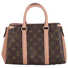 Louis Vuitton-Louis Vuitton Soufflot BB Handbag in Brown Canvas Leather-Brown