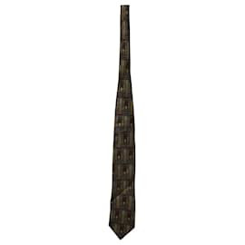 Ermenegildo Zegna-Ermenegildo Zegna Printed Necktie in Multicolor Silk-Other,Python print