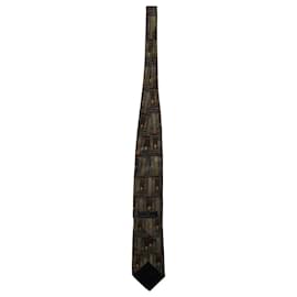 Ermenegildo Zegna-Ermenegildo Zegna Printed Necktie in Multicolor Silk-Other,Python print