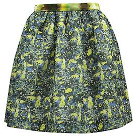 Saia estampada MSGM em poliéster multicolorido Outro Impressão em python