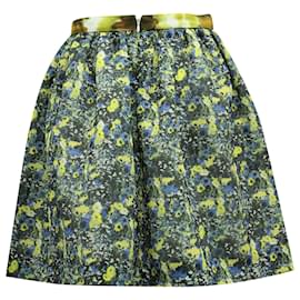 Msgm-MSGM Printed Skirt in Multicolor Polyester-Multiple colors
